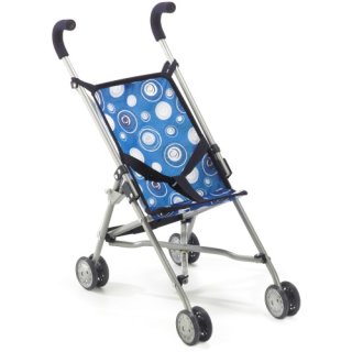 Mini-Puppenbuggy Roma blau, 5