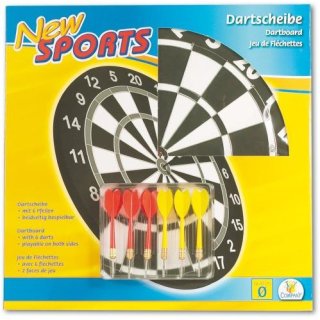 Dartboard NEW SPORTS, inkl. 6