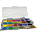 Deckfarbkasten, 24 Farben