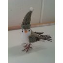 Creativ Home Vogel mit Mütze klein