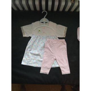 Kleid mit Leggins rose Gr. 62/68
