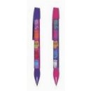 Druckkugelschreiber Eule lila & pink