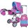 Puppen Kombiwagen Luke mit Trolley Fee pink Exk