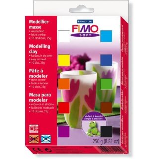 FIMO 10 Bloecke-Set soft