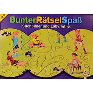 Bunter Rätsel Spaß - Suchbilder und Labyrinthe
