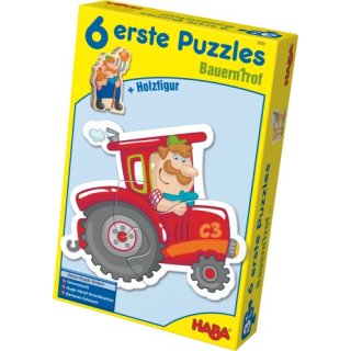 6 erste Puzzles - Bauernhof