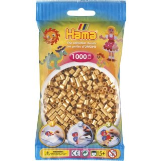 HAMA Perlen gold 1.000 Stück