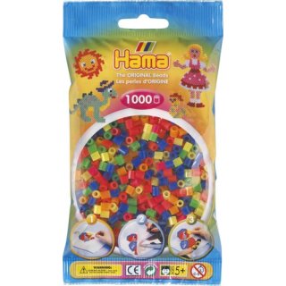 HAMA Perlen neon gemischt 1.000Stück