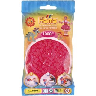 HAMA Perlen Neon Fuchsia 1.000 Stück