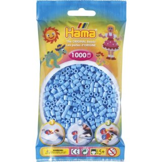 HAMA Perlen pastell Blau 1.000 Stück