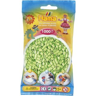 HAMA Perlen pastell grün 1.000Stück