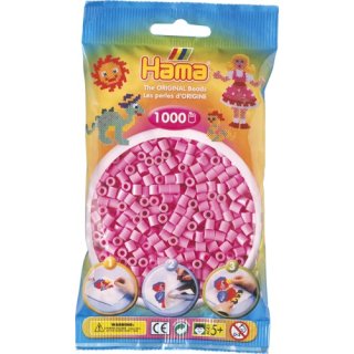 HAMA Perlen pastell pink 1.000Stück