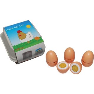 Eier zum Schneiden aus Holz