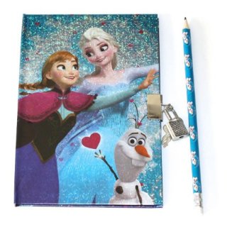 Disney Frozen Die Eiskönigin Tagebuch mit Schloss + Kugelschreiber