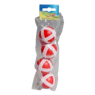Outdoor Active Ersatzbälle für Klettscheibe, 4 Stück