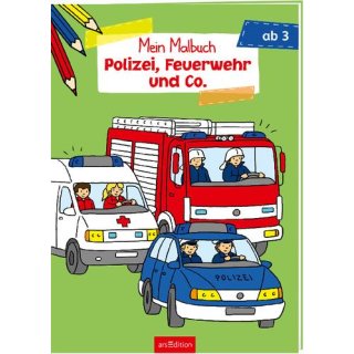 Malbuch Polizei