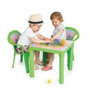 Kindertisch grün mit Aufdruck (Nur Tisch)