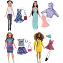 Mattel FJF67 Barbie Fashionistas Puppe+ Mode Geschenkset