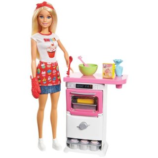 Mattel Barbie FHP57 Cooking & Baking Bäckerin Spielset