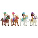 Mattel Barbie FHV60 On The Go Mini Pony und Puppe, sortiert