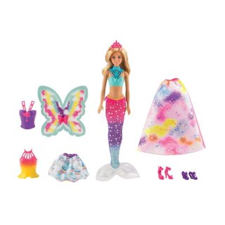 Mattel Barbie FJD08  Dreamtopia Regenbogen Königreich 3in1
