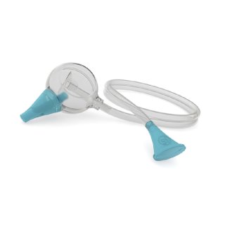 Nosiboo Eco filterloser mundangetriebener Nasensauger für Babys (blau)