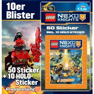 176500 LEGO NEXO Knights Sticker-10er Blisterpack