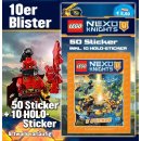 176500 LEGO NEXO Knights Sticker-10er Blisterpack