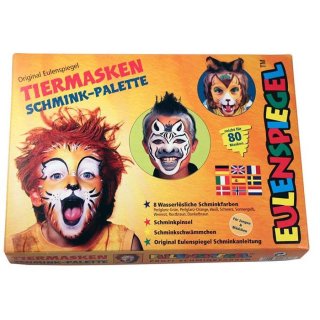 Eulenspiegel 208038 Tiermasken Schmink-Palette