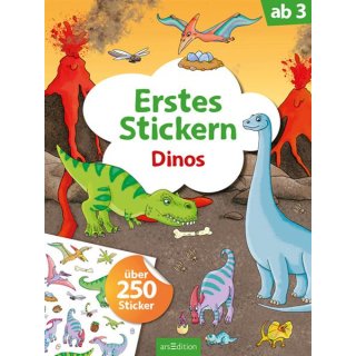 Erstes Stickern Dinos
