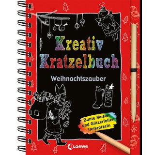 Loewe Kreativ-Kratzelbuch Weihnachtszauber