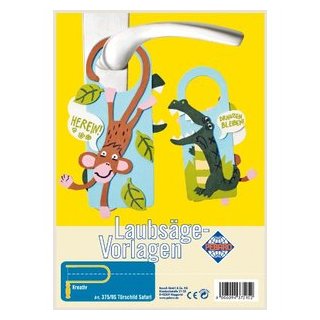 Pebaro 375/9S - Laubsägevorlage Türschild Safari