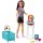 Mattel Barbie "Skipper Babysitters Inc." Puppen und Hochstuhl Spielset (brünett)