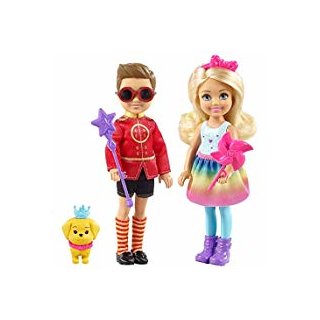 Mattel FRB14 Barbie Dreamtopia Chelsea und Prinz Otto Puppenset