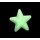 Glowing star Leuchtstern  Stern nachtleuchtend ca. 4cm mittelgro&szlig; 1 St&uuml;ck