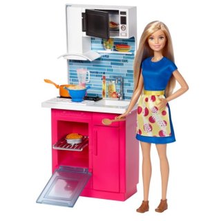 Mattel DVX54 Barbie Deluxe-Set Möbel Küche & Puppe