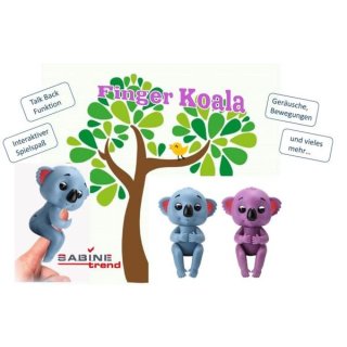Finger Koala, 2-farbig sortiert