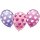 Ballons Sweet Heart 6 Stück, Umfang 90-100 cm