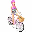 Mattel Barbie Puppe & Fahrrad