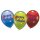 Ballons Happy Birthday 6 Stück,Umfang 90-100 cm