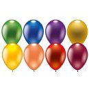 Ballons rund metallic 8 Stück,Umfang 75-80 cm