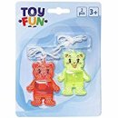 Toy Fun Reflektor B&auml;ren 2 St&uuml;ck
