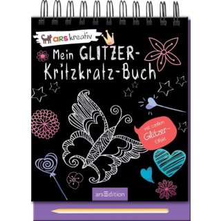arsEdition Mein Glitzer-Kritzkratz-Buch