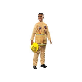 Mattel FXP05 Barbie Ken Career Puppe Feuerwehrmann