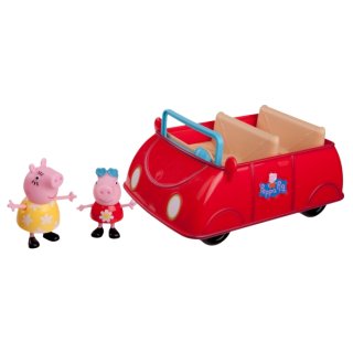 PEPPA großes rotes Auto mit 2 Figuren