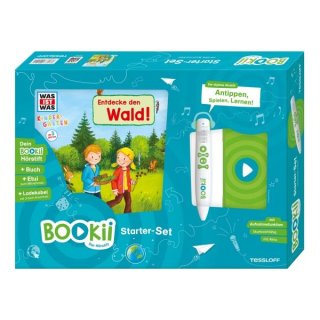BOOKii Starterset WAS IST WAS Kindergarten Entdecke den Wald! Buch + Hörstift
