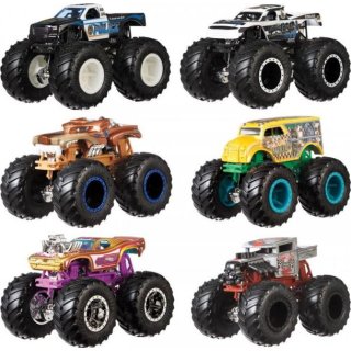 Mattel FYJ64 Hot Wheels Monster Trucks 1:64 Die-Cast 2er-Pack, sortiert