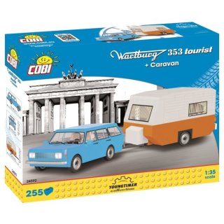COBI Wartburg 353 Tourist + Caravan