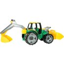GIGA TRUCKS Traktor mit Frontlader/Baggerarm, grün