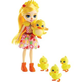 Mattel GJX45 Enchantimals Dinah Duck, Slosh &amp; Familie